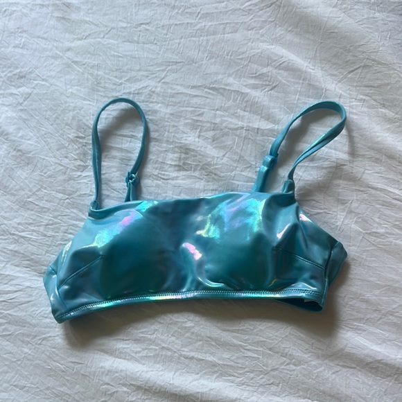 Aerie Shiny Blue Bikini Set - Picture 4 of 5
